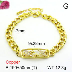 Fashion Copper Bracelet  F7B401035bbml-L002