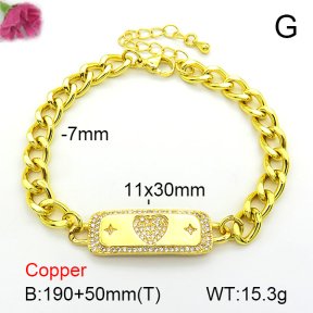 Fashion Copper Bracelet  F7B401037bbov-L002