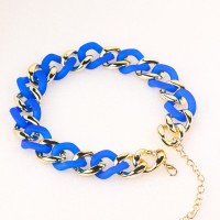 Acrylic & Iron  Fashion Necklace  Weight:59.5g  34x29mm N:450+100mm(T)    GEN000295vhmp-Y08