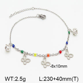 Stainless Steel Anklets  5A9000378vbll-610