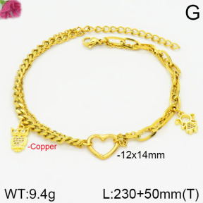 Fashion Copper Bracelet  F2B400469ahlv-J48