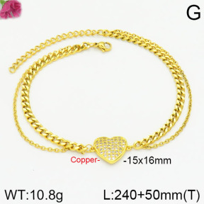 Fashion Copper Bracelet  F2B400470bhva-J48