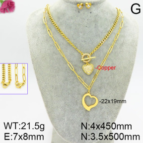 Fashion Copper Sets  F2S000915vila-J48