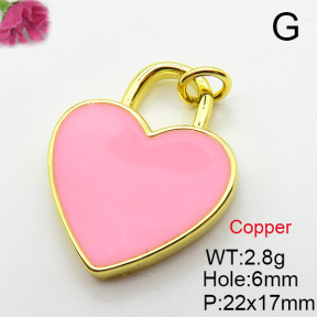 Fashion Copper Pendant  Enamel  XFPC03749vail-L024