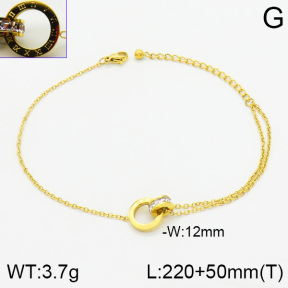 Stainless Steel Anklets  2A9000275bhva-201