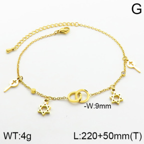 Stainless Steel Anklets  2A9000278vhha-201