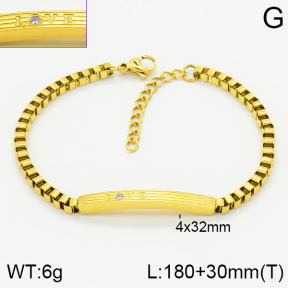 Stainless Steel Bracelet  2B4000712bhia-201