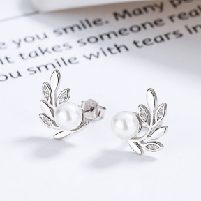 925 Silver Earrings  Weight:1.77g  11.7mm  JE1037vhmh-Y06  A-07-14