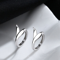 925 Silver Earrings  Weight:1.7g  W:8mm  JE1039vhmk-Y06  A-24-15