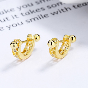 925 Silver Earrings  Weight:1.8g  8.7*18.5  JE1055vhol-Y06  A-50-05