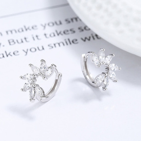 925 Silver Earrings  Weight:2.35g  10.5*13.3mm  JE1067aijj-Y06  A-50-18