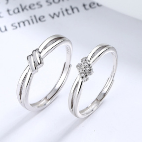 925 Silver Ring  Weight:4.08g  W:4.9mm/4.8mm  JR1073ajma-Y06  B-05-1