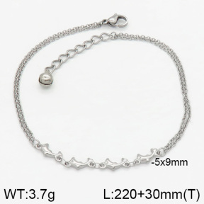Stainless Steel Anklets  2A9000310vbmb-314