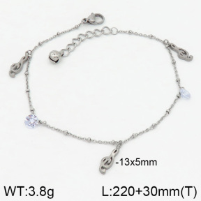 Stainless Steel Anklets  2A9000322vbnl-314