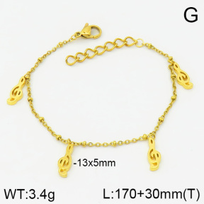 Stainless Steel Bracelet  2B2000567bbml-314
