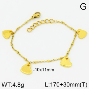 Stainless Steel Bracelet  2B2000569bbml-314