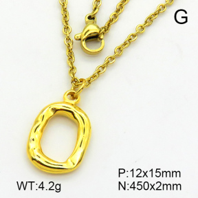 Stainless Steel Necklace  7N2000326aakl-368