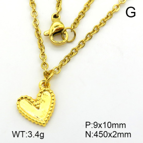 Stainless Steel Necklace  7N2000328aakl-368