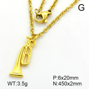 Stainless Steel Necklace  7N2000337aakl-368
