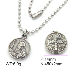 Stainless Steel Necklace  7N2000354baka-368