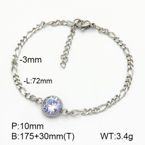 Stainless Steel Bracelet  Zircon  7B4000141vbmb-908