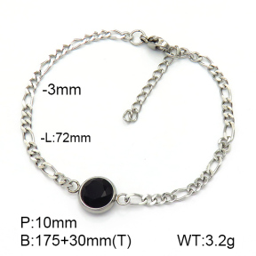 Stainless Steel Bracelet  Zircon  7B4000148vbmb-908