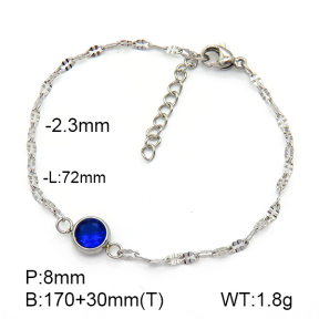 Stainless Steel Bracelet  Zircon  7B4000154ablb-908