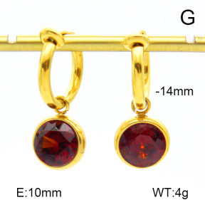 Stainless Steel Earrings  Zircon  7E4000182vhha-908