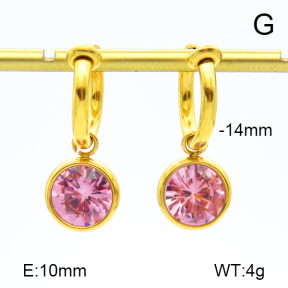 Stainless Steel Earrings  Zircon  7E4000188vhha-908