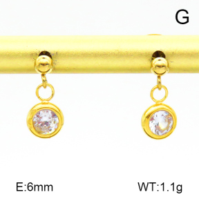 Stainless Steel Earrings  Zircon  7E4000206bbov-908