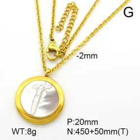 Stainless Steel Necklace  7N3000093bhia-721