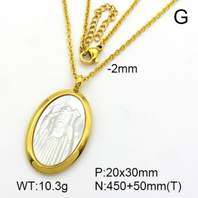 Stainless Steel Necklace  7N3000099ahlv-721