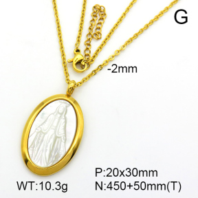 Stainless Steel Necklace  7N3000100ahlv-721