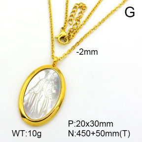 Stainless Steel Necklace  7N3000103ahlv-721
