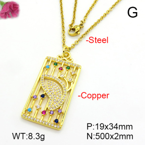 Fashion Copper Necklace  F7N401203ablb-L024