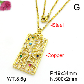 Fashion Copper Necklace  F7N401205ablb-L024
