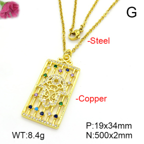 Fashion Copper Necklace  F7N401207ablb-L024
