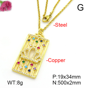 Fashion Copper Necklace  F7N401208ablb-L024