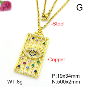 Fashion Copper Necklace  F7N401210ablb-L024