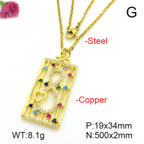Fashion Copper Necklace  F7N401212ablb-L024
