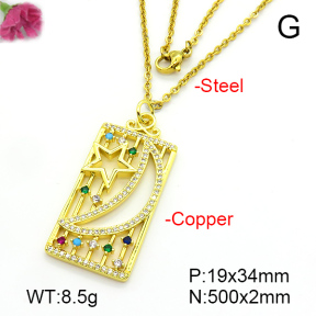 Fashion Copper Necklace  F7N401213ablb-L024
