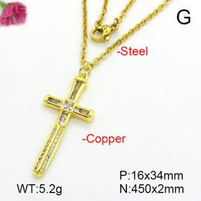 Fashion Copper Necklace  F7N401215baka-L024
