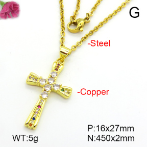 Fashion Copper Necklace  F7N401218aajl-L024