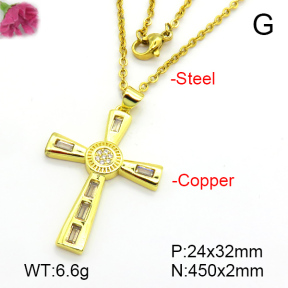 Fashion Copper Necklace  F7N401219aajl-L024