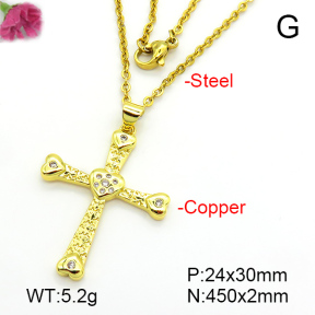 Fashion Copper Necklace  F7N401224aajl-L024
