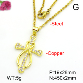 Fashion Copper Necklace  F7N401225aajl-L024