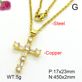 Fashion Copper Necklace  F7N401226aajl-L024