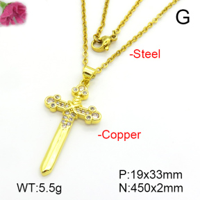Fashion Copper Necklace  F7N401227aajl-L024