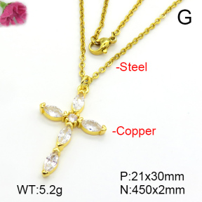 Fashion Copper Necklace  F7N401230aajl-L024