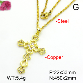 Fashion Copper Necklace  F7N401231baka-L024